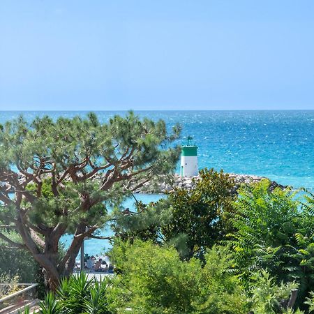 Residence Mediterranee - Beachfront - Sun And Seaview - Pool - Private Parking Cagnes-sur-Mer Eksteriør bilde